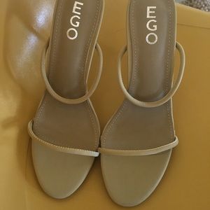 Ego High heeled strapless sandals